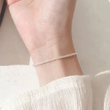 Sterling Silver Bracelet 1.5MM Cauliflower Chain Gypsophila Bracelet