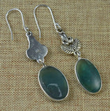 Fluorite Sterling Silver Earrings 53.5mm 2SE0420