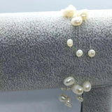 Baroque Pearl Bracelet 925 Sterling Silver Charm Bracelets Women Pretty Jewelry