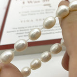Freshwater Pearl Bracelet Elastic Cord Charm Bracelet Women's Jewelry