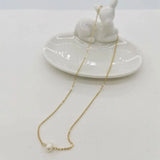 Freshwater Pearl Necklace 14K Filled Chocker Pendant Unique Women Gift