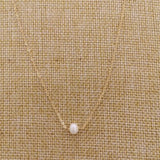 Freshwater Pearl Necklace 14K Filled Chocker Pendant Unique Women Gift
