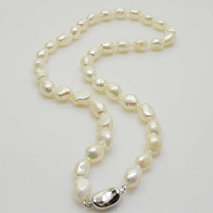 Freshwater Pearl Necklace For Women 7x9mm Real Pearl Jewelry Gift