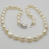 Freshwater Pearl Necklace For Women 7x9mm Real Pearl Jewelry Gift
