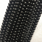 Undyed Jet AAAA Gagate Gagitite Amber Natural Stone Bead