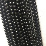 Undyed Jet AAAA Gagate Gagitite Amber Natural Stone Bead
