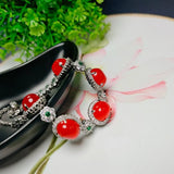 Green Chrysoprase Jade Bracelet Bangle Women Natural Stone Accessories