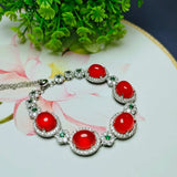 Green Chrysoprase Jade Bracelet Bangle Women Natural Stone Accessories