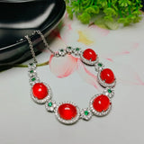 Green Chrysoprase Jade Bracelet Bangle Women Natural Stone Accessories