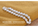 925 Silver Bracelet Women Wedding Party Jewelry