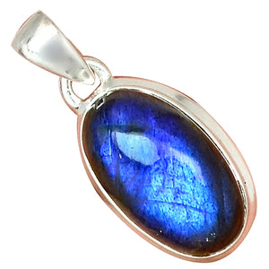 Labradortie Pendant 925 Sterling Silver Women Hand Fine Jewelry Gift