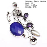 Lapis Lazuri Moonstone Labradorite Rose Quartz Larimar Agate Pendant