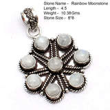 Lapis Lazuri Moonstone Labradorite Rose Quartz Larimar Agate Pendant
