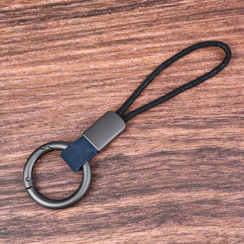 Leather Keychain Rope Key chain Metal Key Chains Men Or Women Car Key Holder