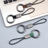 Leather Keychains Lanyard Keyring Car Key Holder Auto Keyring Accessories