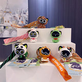 Luo Xiaohei Animal Keychain Fun Keyring Bag Pendant