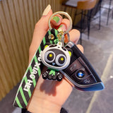 Luo Xiaohei Animal Keychain Fun Keyring Bag Pendant