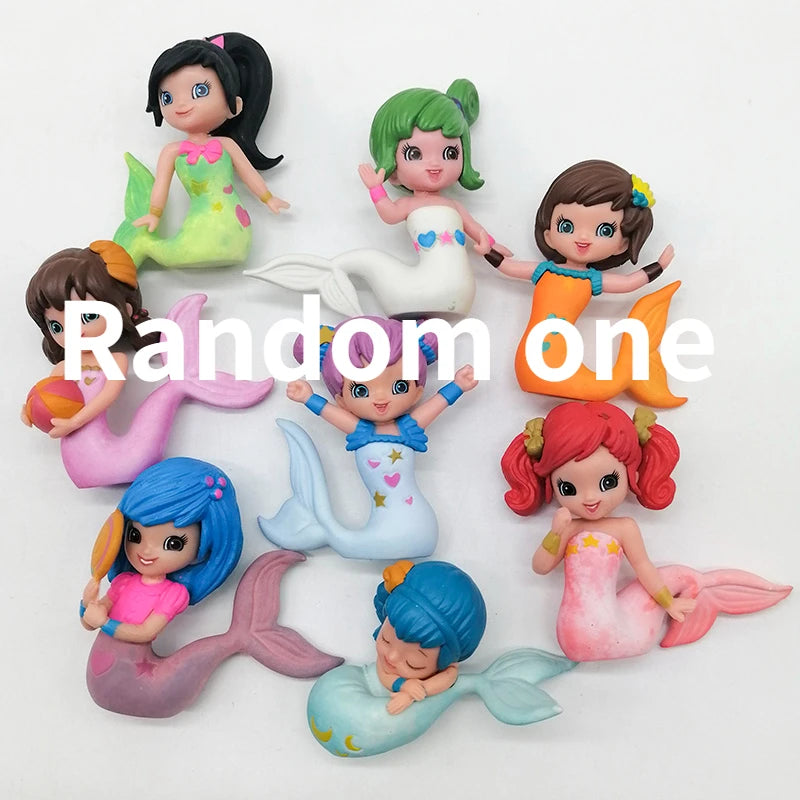 Magikis Mermaid Doll Change DIY Key Chain Bag Purse Pendant Kids