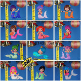 Magikis Mermaid Doll Change DIY Key Chain Bag Purse Pendant Kids