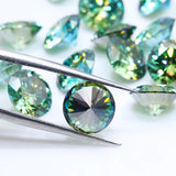 0.5-1ct Emerald Moissanite Loose Stone 3EX Cutting for Jewelry