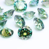 0.5-1ct Emerald Moissanite Loose Stone 3EX Cutting for Jewelry