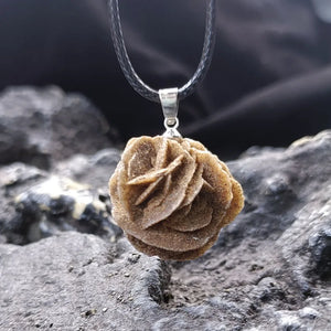 Adenium Obesum Desert Rose Stone Choker Necklace