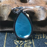 Amazonite Pendant Jewelry Silver Crystal Beads Mozambique Water Drop Stone