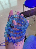 Natural Aquamarines Crystal Beads Bracelet 7mm 8mm 10mm12mm
