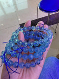 Natural Aquamarines Crystal Beads Bracelet 7mm 8mm 10mm12mm