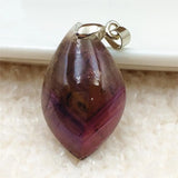 Natural Auralite 23 Purple Red Pendant 30x18x7mm