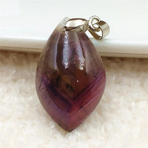 Natural Auralite 23 Purple Red Pendant 30x18x7mm