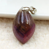 Natural Auralite 23 Purple Red Pendant 30x18x7mm