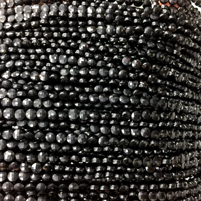 Natural Spinel Hand Cut Faceted Flat Coin Small Beads Necklace or Bracelet
