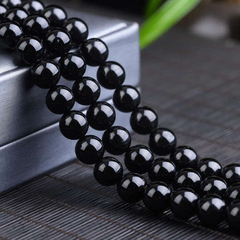 Tourmaline Stone Beads 4/6/8/10/12mm Round Loose Stone Beads for Jewelry Making