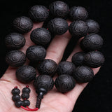 Natural Wooden Beads Tibetan Buddhist Prayer Bracelet Men's Bracelet