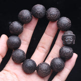 Natural Wooden Beads Tibetan Buddhist Prayer Bracelet Men's Bracelet