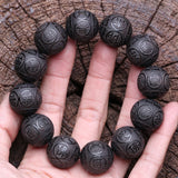 Natural Wooden Beads Tibetan Buddhist Prayer Bracelet Men's Bracelet