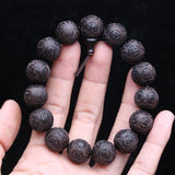 Natural Wooden Beads Tibetan Buddhist Prayer Bracelet Men's Bracelet