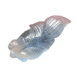 Aquamarine Stone Pendant Jewelry Fish Design Silver Gemstone AAAAA