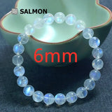 Moonstone Crystal Clear Round Beads Bracelet Healing Stone Women 6-10mm AAAAA
