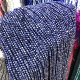 Natural Sapphires Beads 2.5mm Round Faceted Loose Beads DIY Jewelry