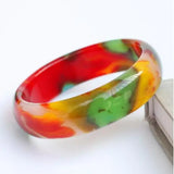 Natural Jade Bangle Bracelet Charm Jewelry for Women