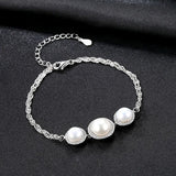 Natural Freshwater Round Pearl Bracelets - Pearl Jewelry Women Bracelet Pearls