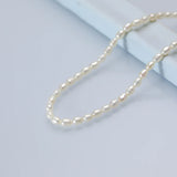 Freshwater Pearl Necklace with Flower Pendant for Women
