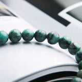 Green Emerald Crystal Round Beads Bracelet 7-10mm Gemstone Women Stone AAAAA