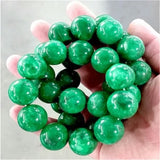Green Jade Bracelet Men Women Burma Emerald Bangle Jades Stone Amulet