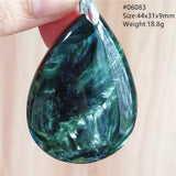Natural Green Seraphinite Heart Pendant Gemstone Necklace AAAAA