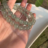 Green Strawberry Quartz Crystal Round Beads Bracelet 7mm 8mm