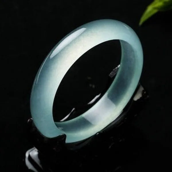Natural Ice Jade Bangle Bracelet Charm Jewellery for Her Men