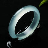 Natural Ice Jade Bangle Bracelet Charm Jewellery for Her Men
